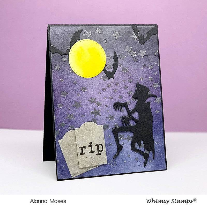Dracula Going Batty Die Set - Whimsy Stamps