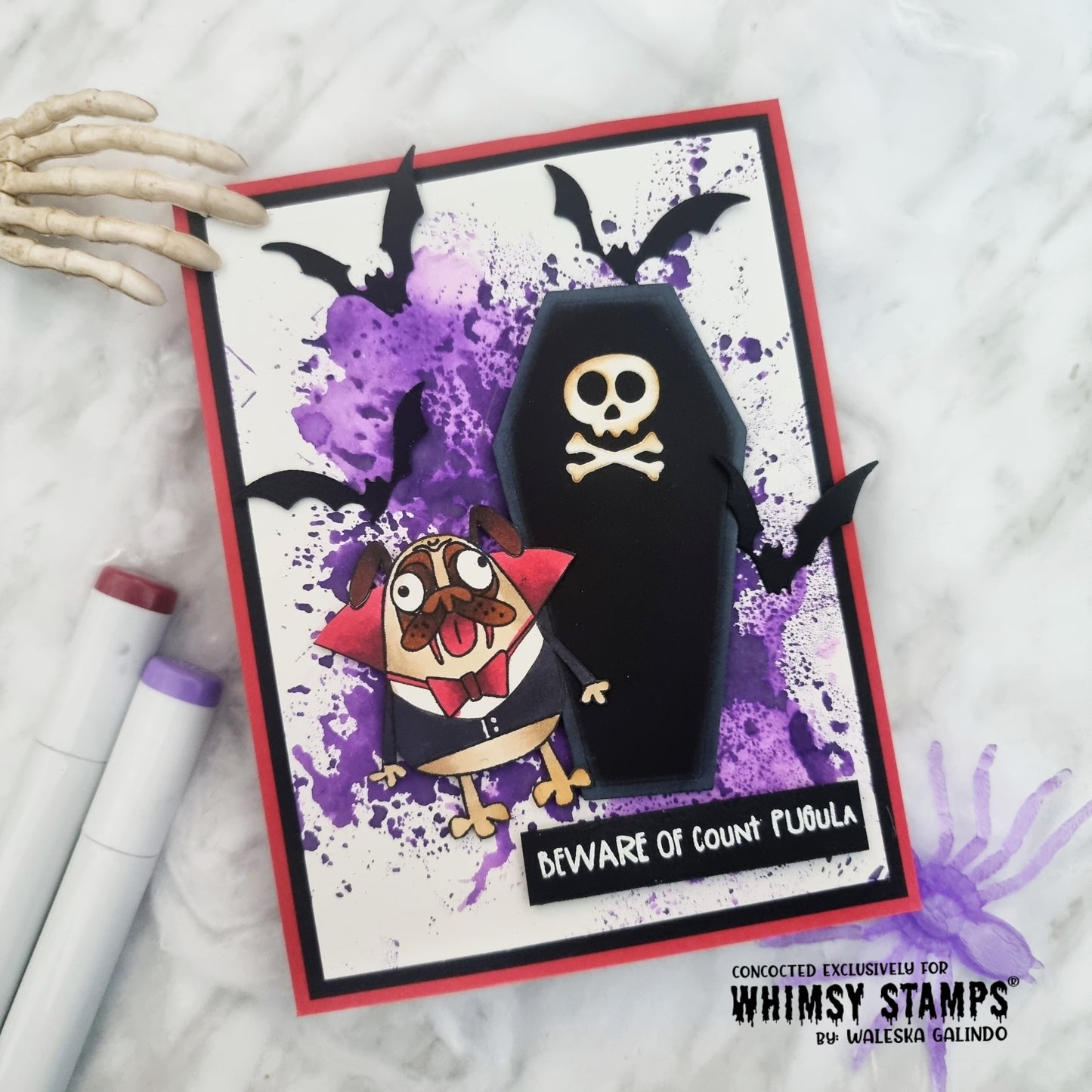 Dracula's Coffin Die Set - Whimsy Stamps
