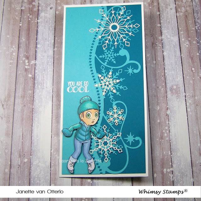 Elegant Snowflakes and Border Die - Whimsy Stamps