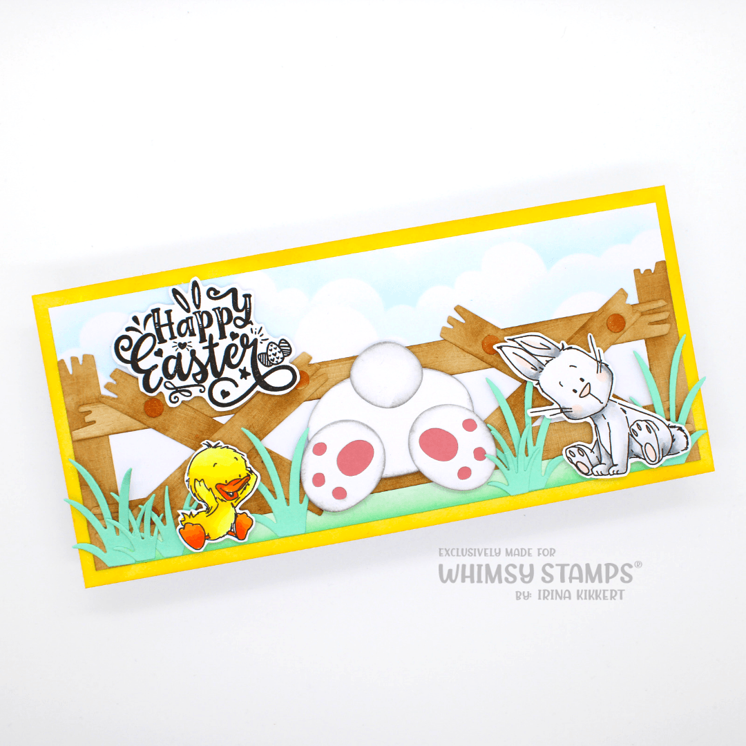 **NEW Easter Sentiments Clear Stamps - Whimsy Stamps