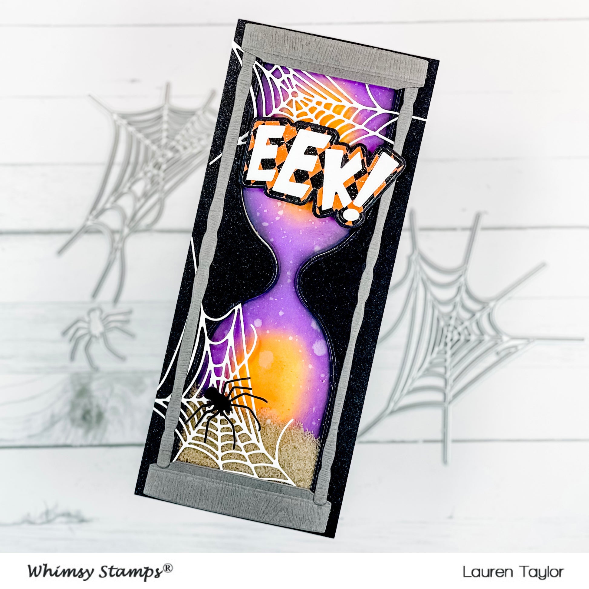 EEK! Word and Shadow Die Set - Whimsy Stamps