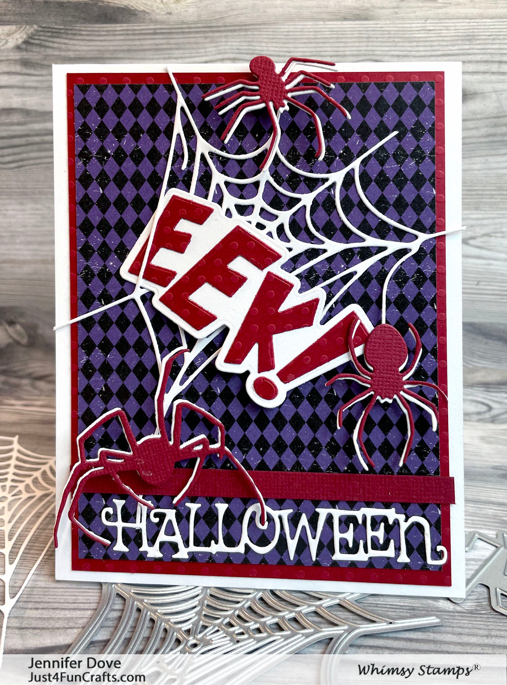 EEK! Word and Shadow Die Set - Whimsy Stamps