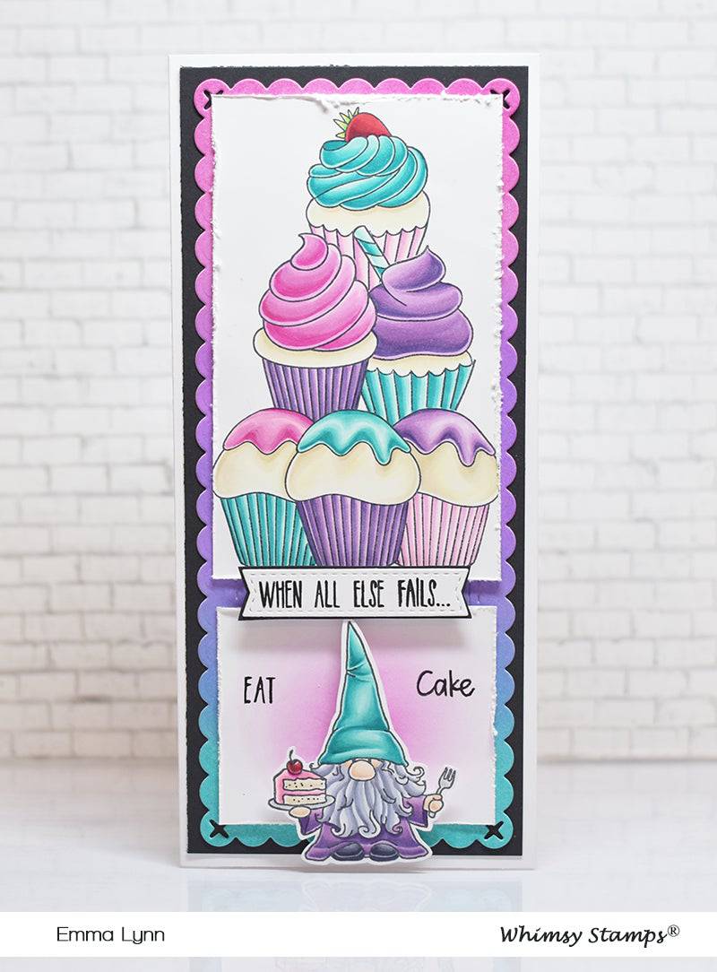 Calories Schmalories Clear Stamps - Whimsy Stamps