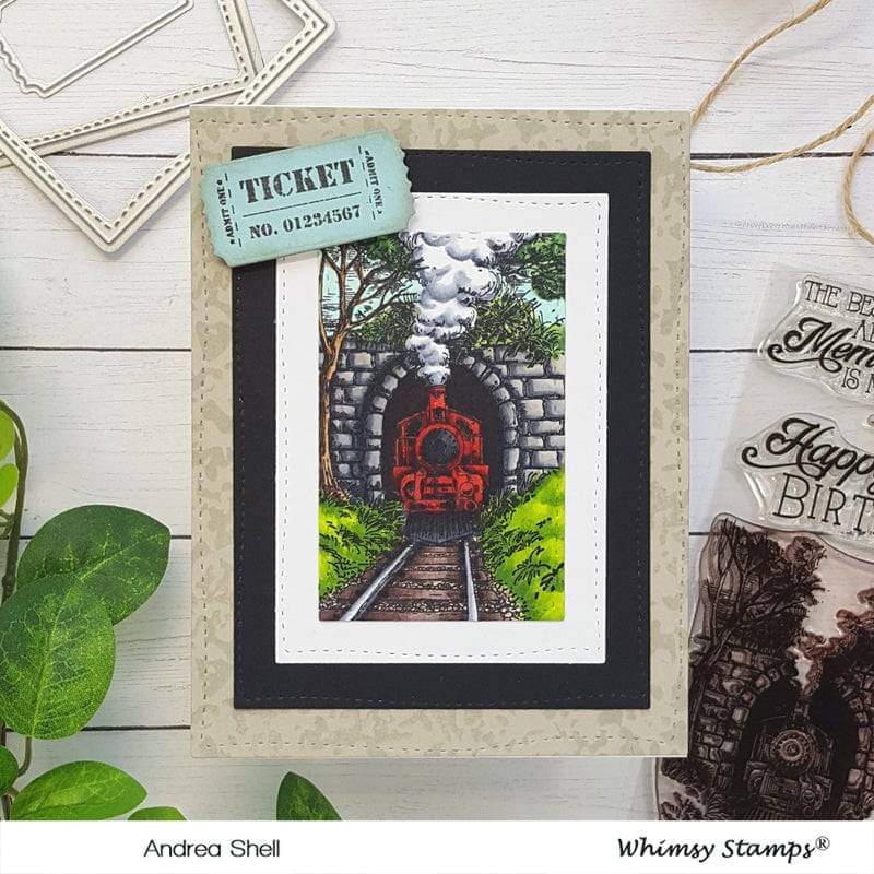 Enjoy the Journey Clear Stamps - Whimsy Stamps
