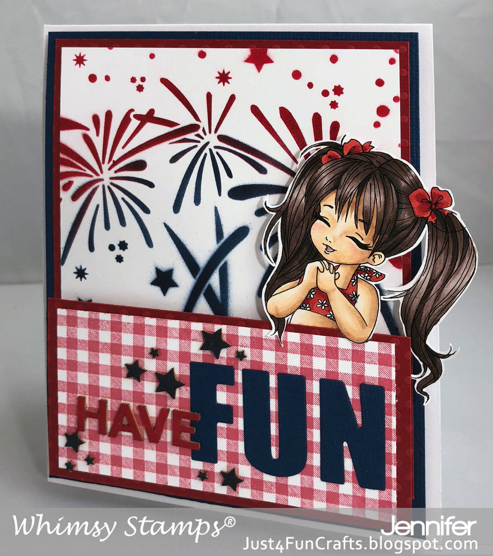 Fireworks Stencil - Whimsy Stamps