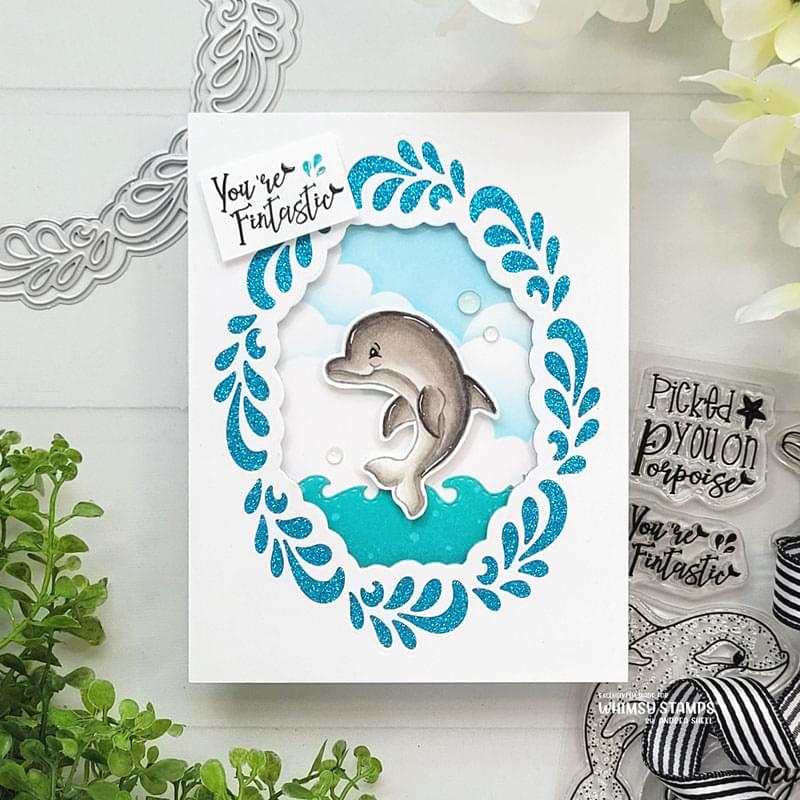 **NEW Flourish Oval Die Set - Whimsy Stamps