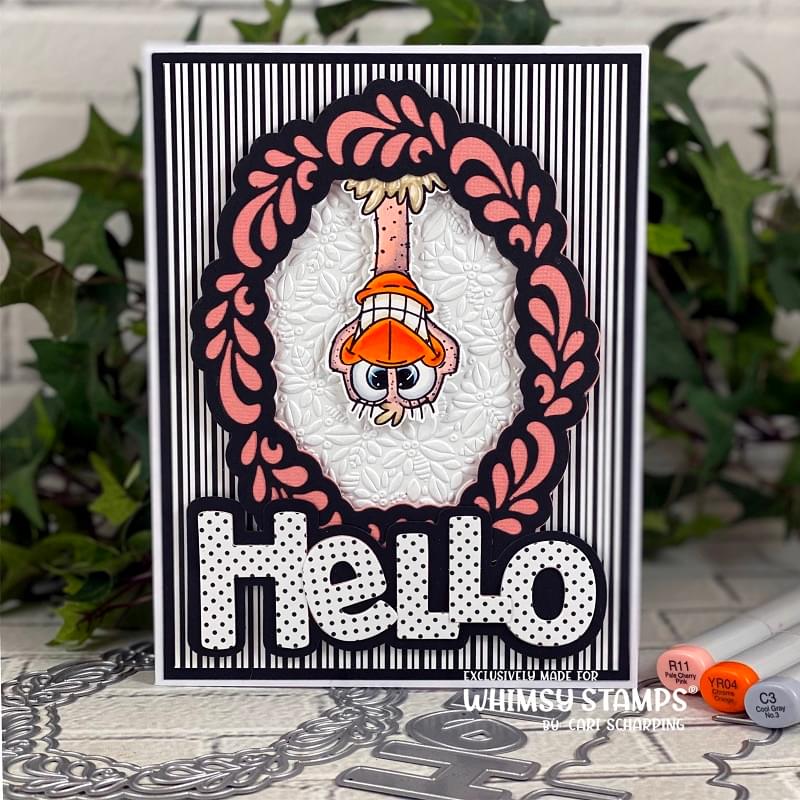 **NEW Flourish Oval Die Set - Whimsy Stamps