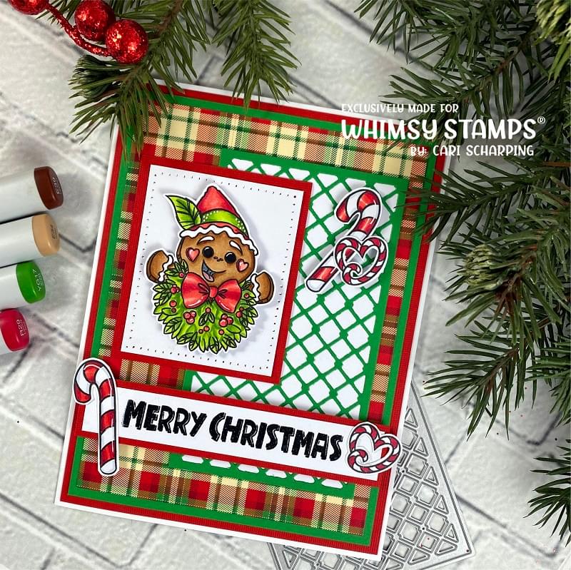 **NEW Gingerbread Dreams Clear Stamps - Whimsy Stamps