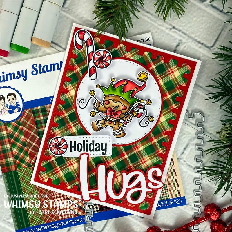 **NEW Gingerbread Dreams Clear Stamps - Whimsy Stamps