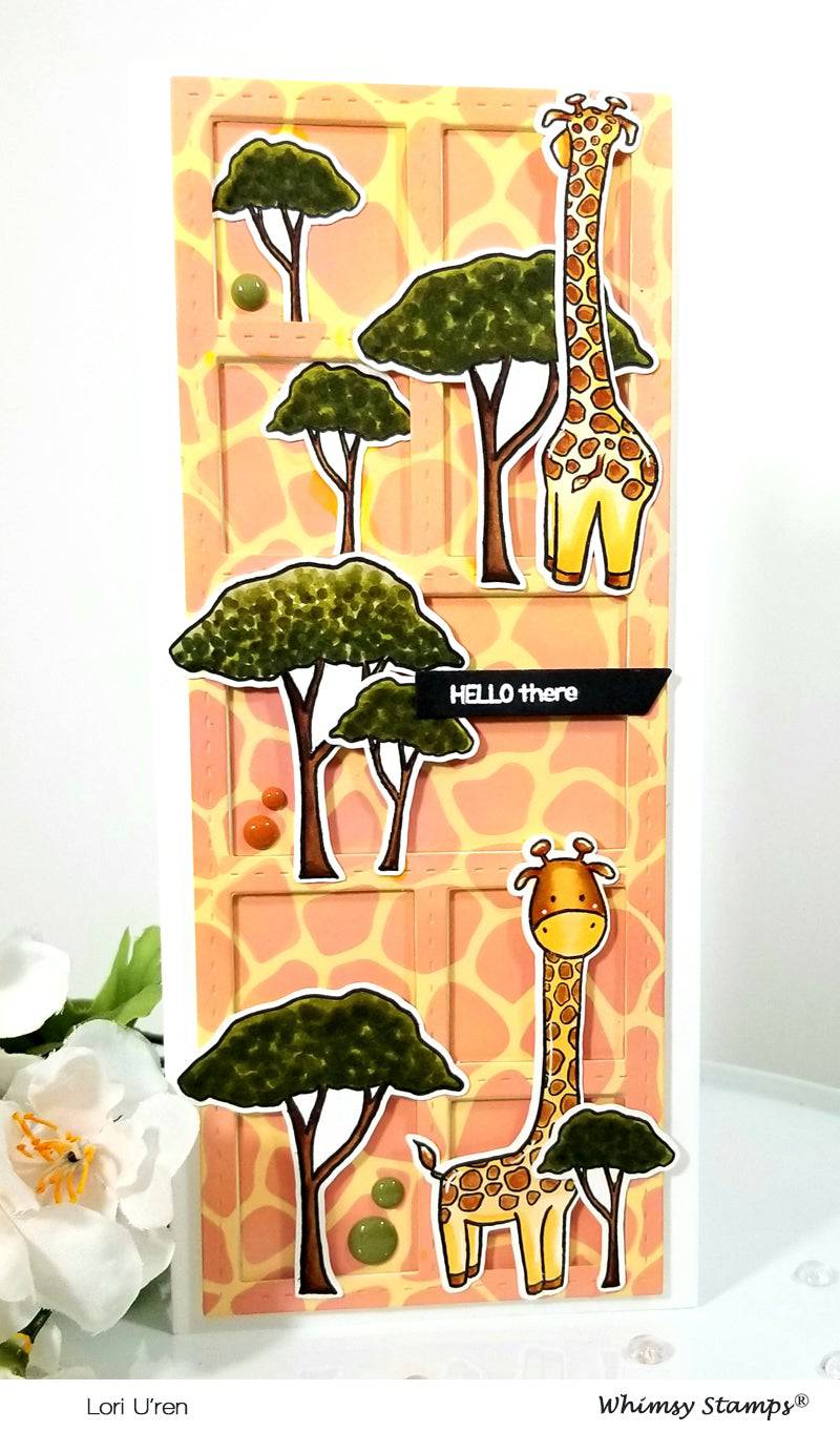 Giraffe Stencil - Whimsy Stamps