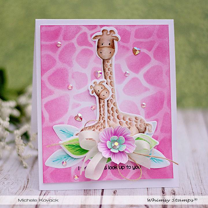 Giraffe Stencil - Whimsy Stamps