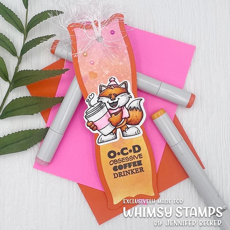 **NEW Give a Sip Clear Stamps - Whimsy Stamps