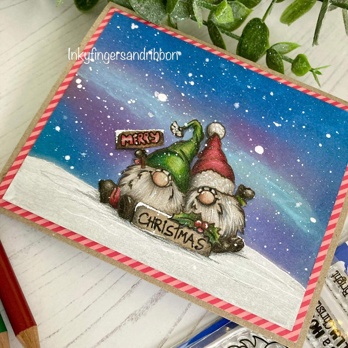 Gnome for Christmas Clear Stamps - Whimsy Stamps