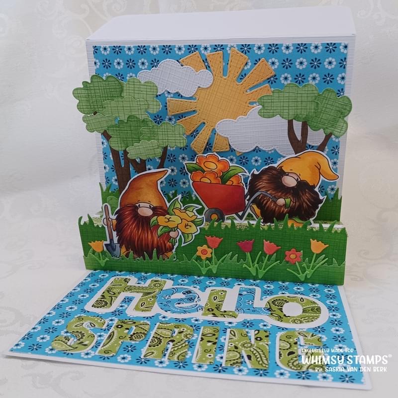Gnome Gardeners Clear Stamps - Whimsy Stamps