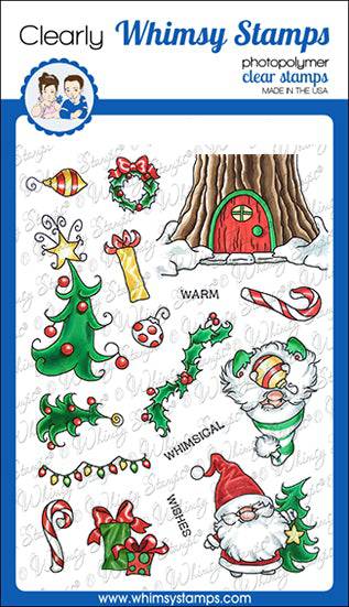 Gnome Warm Wishes Clear Stamps– Whimsy Stamps