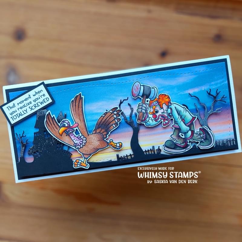 Gobble This! Clear Stamps - Whimsy Stamps