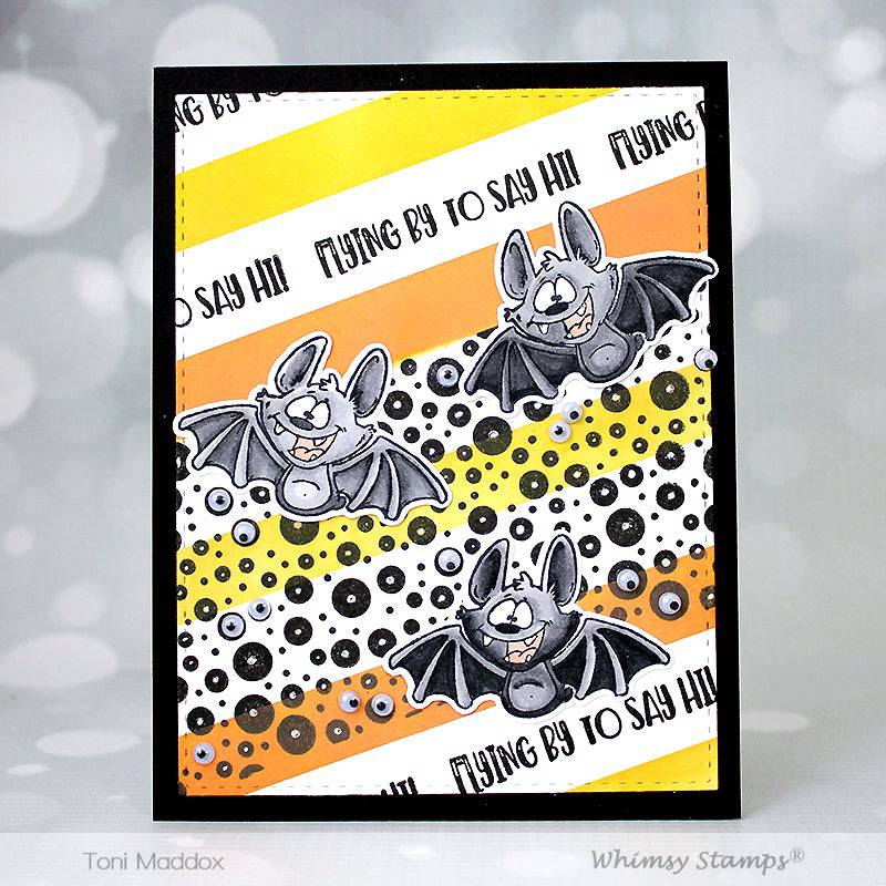 Going Batty Clear Stamps - Whimsy Stamps