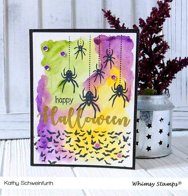 Halloween Creatures Stencil - Whimsy Stamps