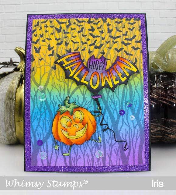 Halloween Creatures Stencil - Whimsy Stamps