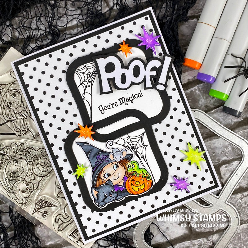**NEW Halloween Magic Clear Stamps - Whimsy Stamps