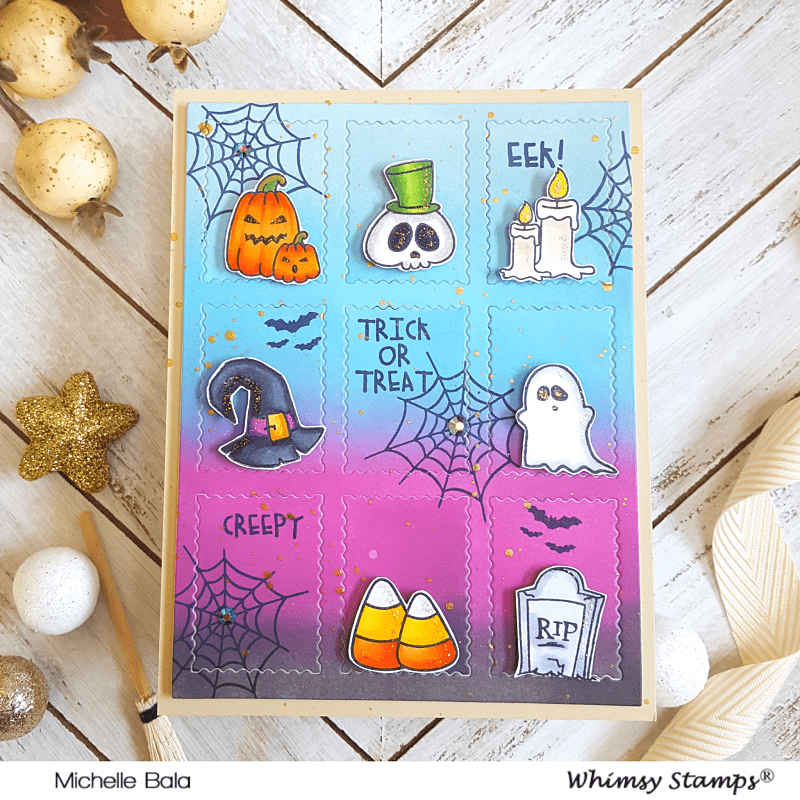 Halloween Postage Clear Stamps - Whimsy Stamps