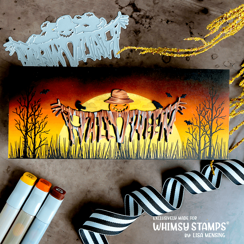 **NEW Halloween Scarecrow Die - Whimsy Stamps