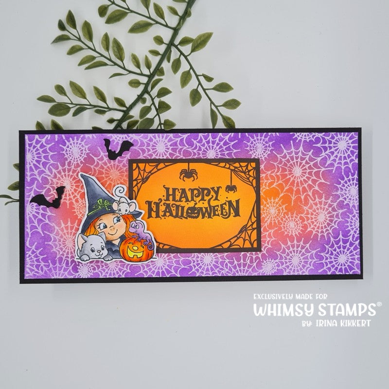 **NEW ATC Halloween Scene Clear Stamps - Whimsy Stamps