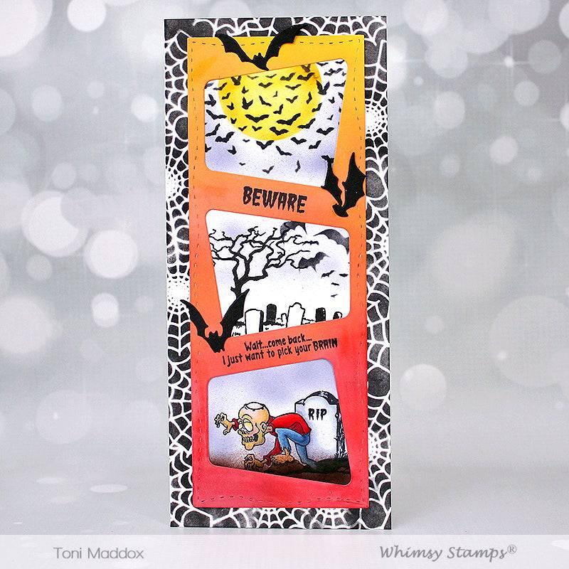 Halloween Scream Clear Stamps - Whimsy Stamps