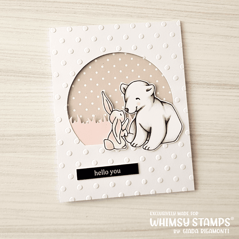 Hare Bear Friends - Digital Stamp - Whimsy Stamps