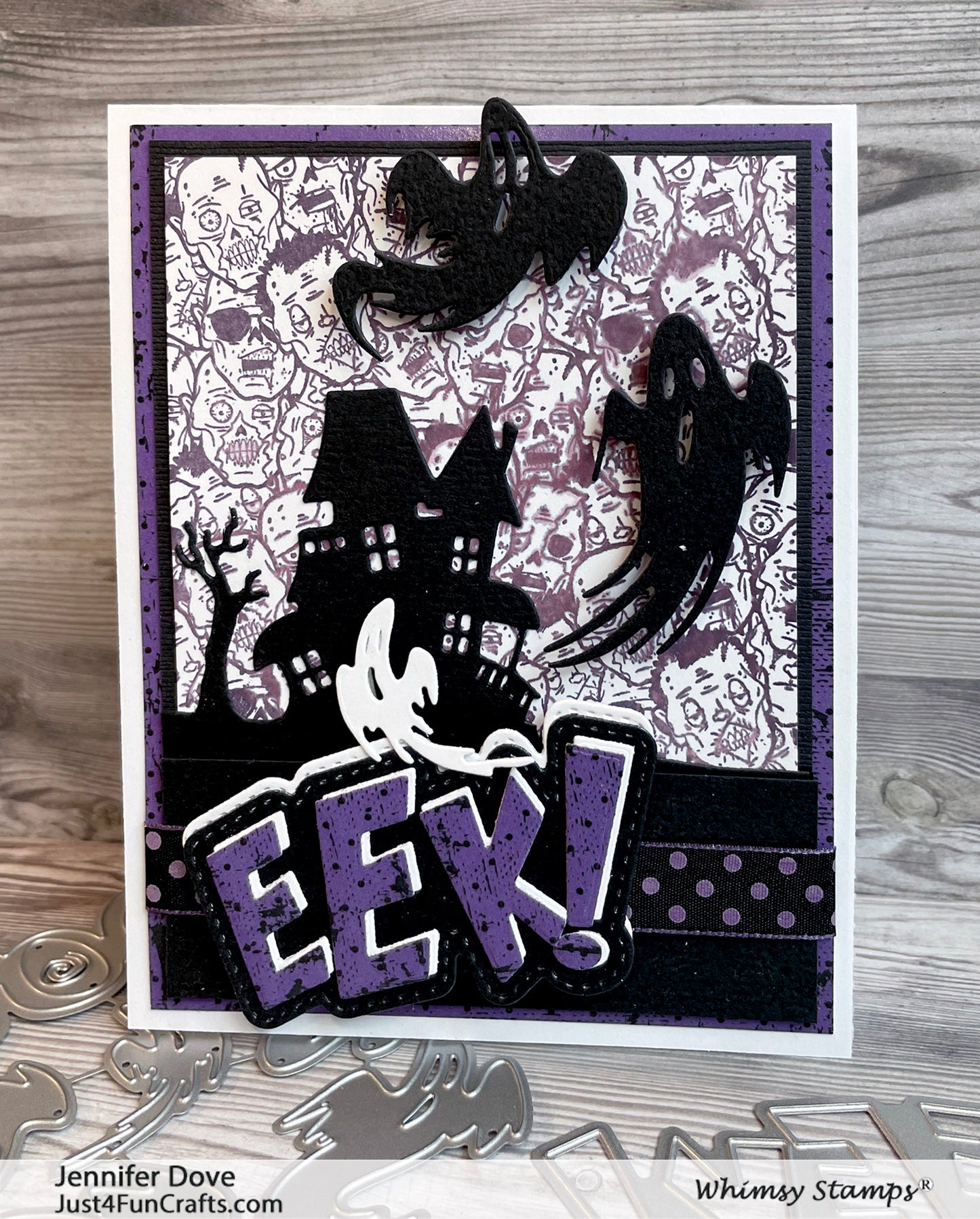Haunted Graveyard Border Die - Whimsy Stamps