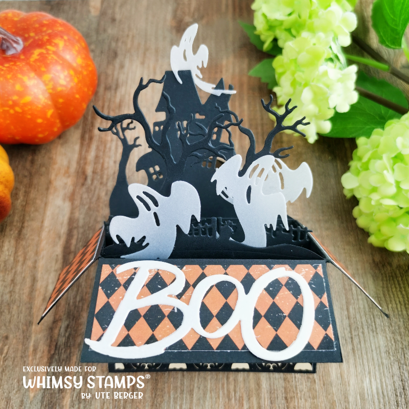 Haunted Graveyard Border Die - Whimsy Stamps