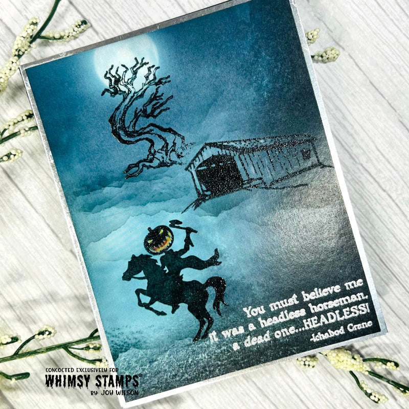 Headless Horseman Clear Stamps - Whimsy Stamps