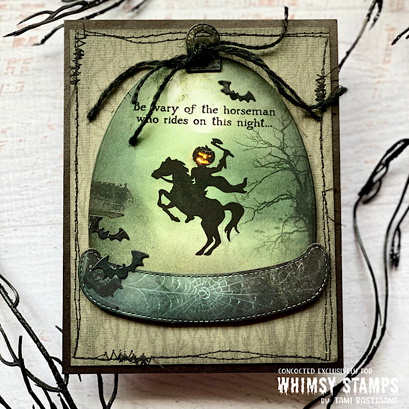 Headless Horseman Clear Stamps - Whimsy Stamps