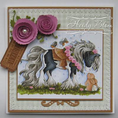Summer Pony - Digital Stamp - Whimsy Stamps