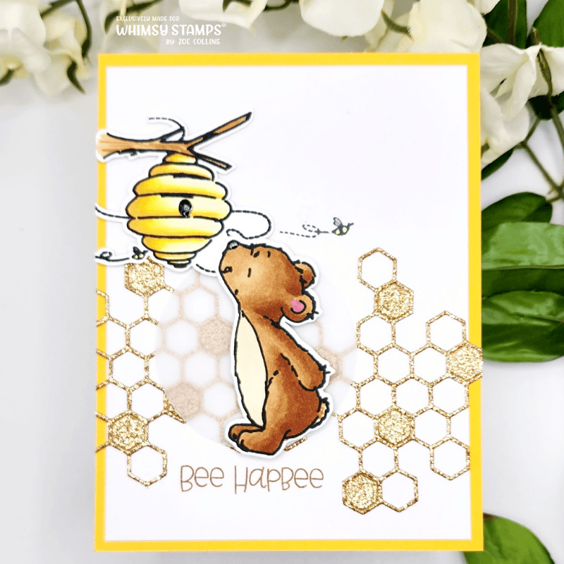 Hello Bear Clear Stamps - Whimsy Stamps