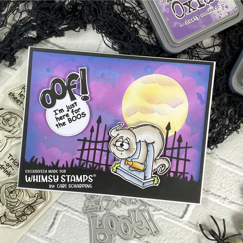 **NEW Hey Boo Clear Stamps - Whimsy Stamps