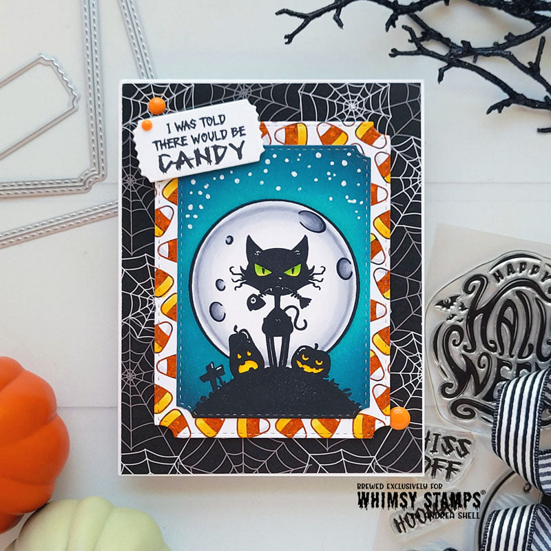 **NEW ATC Hiss Off Clear Stamps - Whimsy Stamps