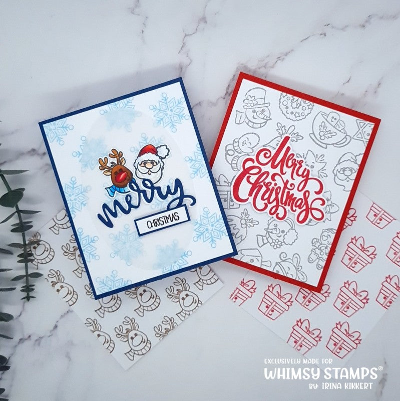 **NEW Holiday Icons Clear Stamps - Whimsy Stamps