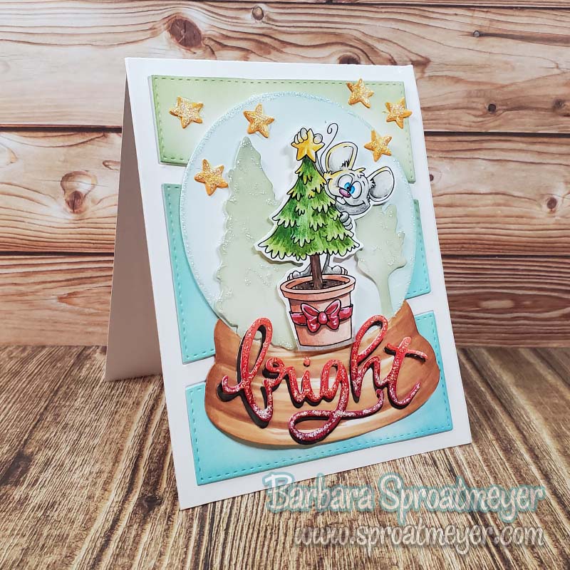 Holiday Snowglobe Clear Stamps - Whimsy Stamps