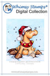 Horsey Holidays - digital stamp - Whimsy Stamps