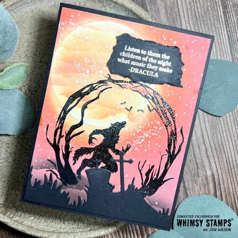 Howling Night Clear Stamps - Whimsy Stamps