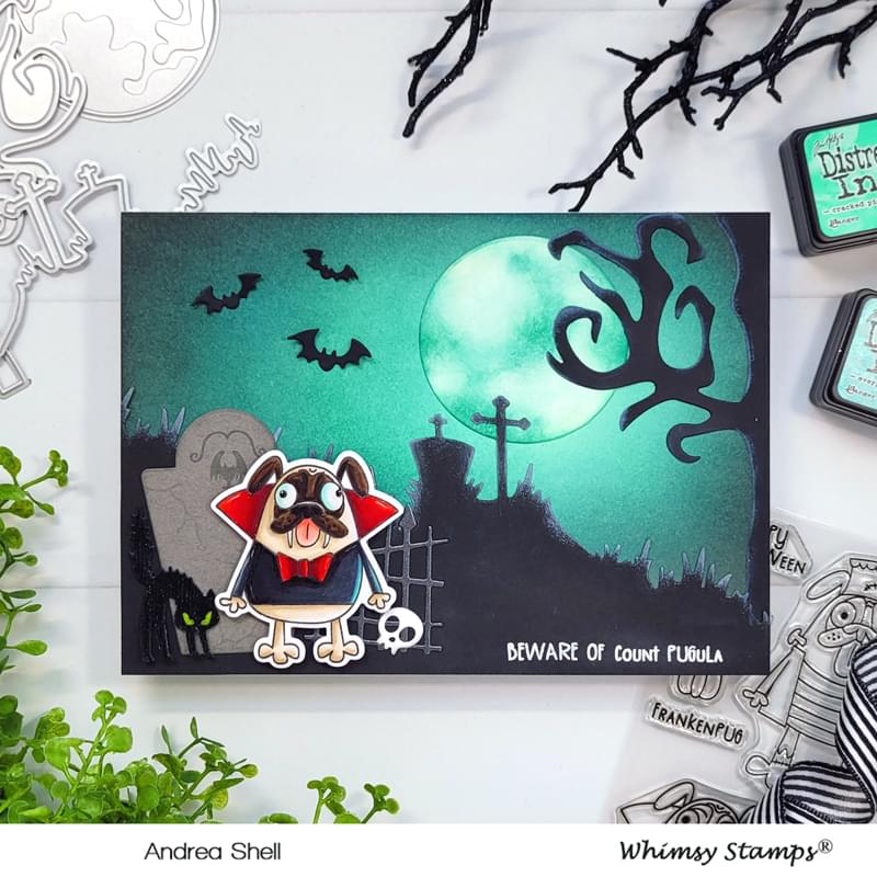 Howling Night Die Set - Whimsy Stamps