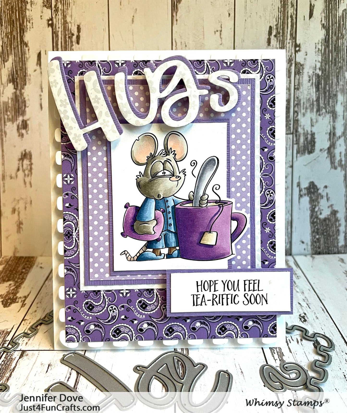 **NEW Hug in a Mug Clear Stamps - Whimsy Stamps
