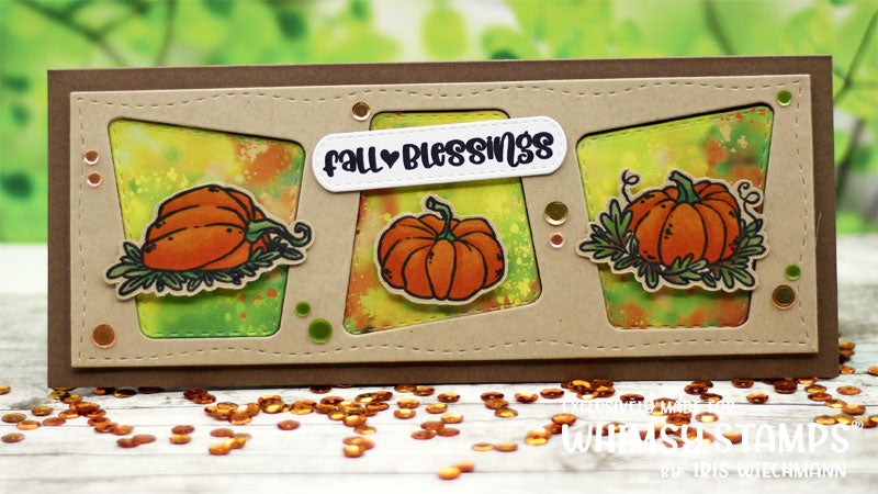 **NEW Gourds and Pumpkins Clear Stamps - Whimsy Stamps