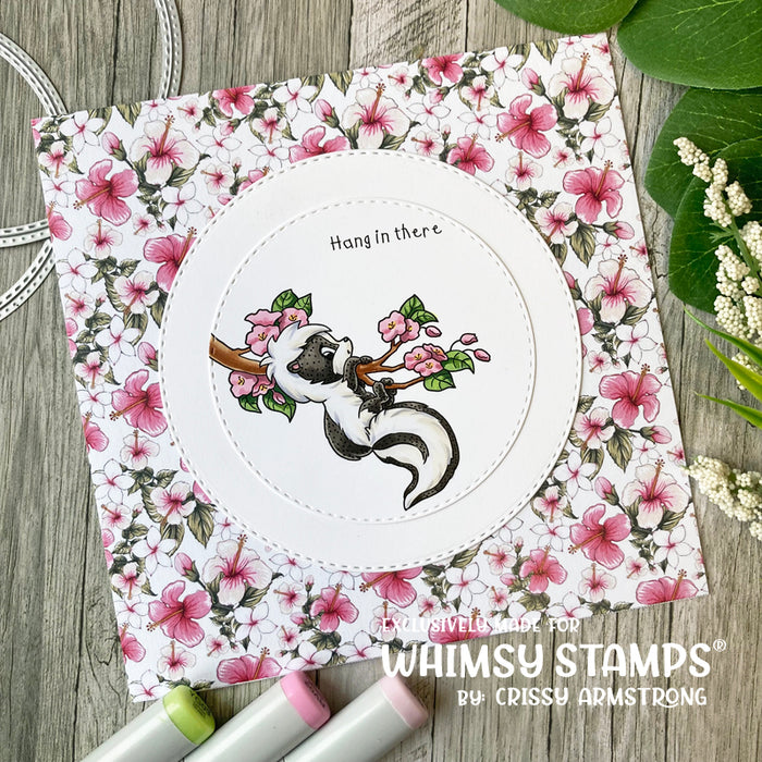 **NEW Odorable Skunks Clear Stamps - Whimsy Stamps