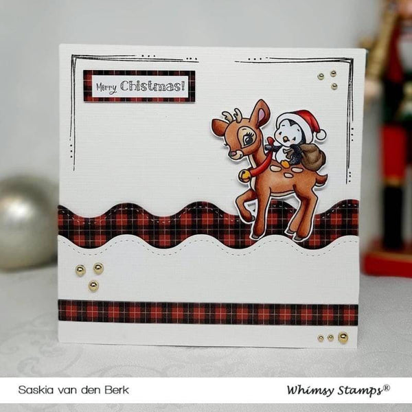 Christmas Deer Clear Stamps - Whimsy Stamps