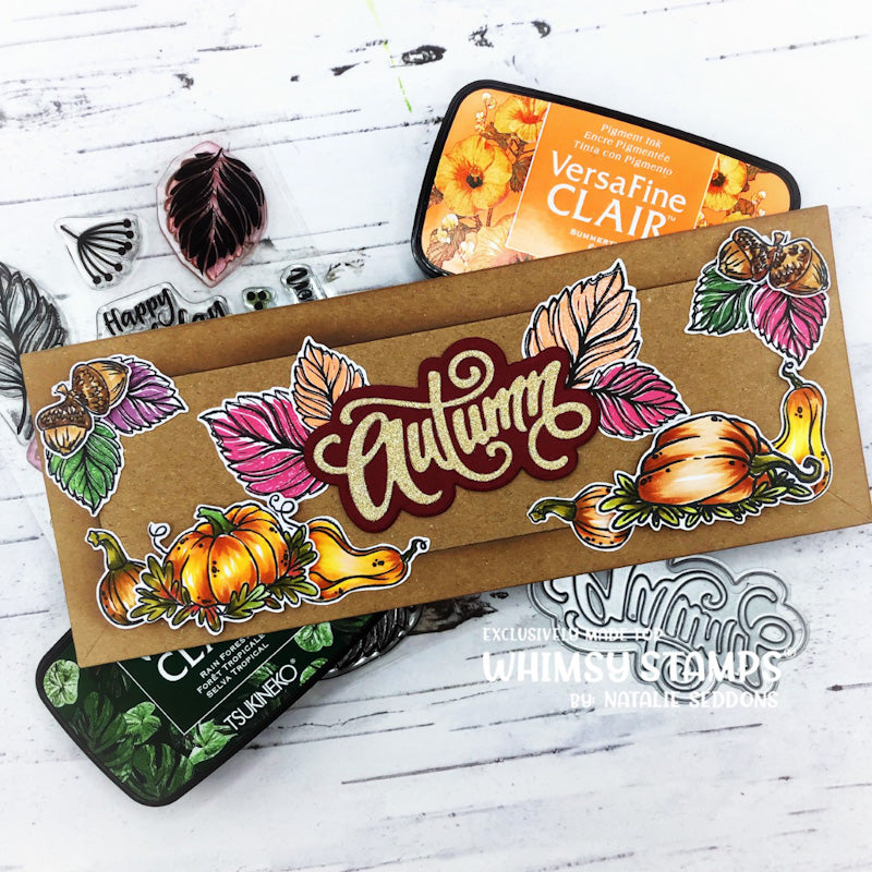 **NEW Gourds and Pumpkins Clear Stamps - Whimsy Stamps