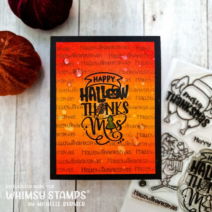 **NEW Thanksmas Clear Stamps - Whimsy Stamps