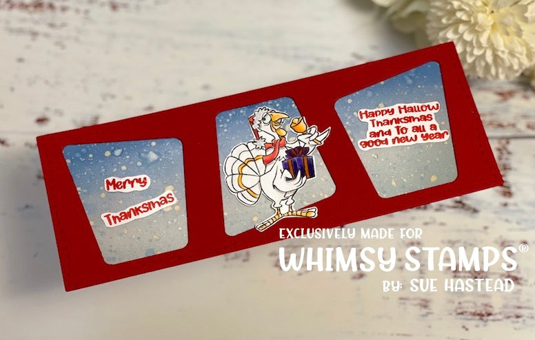 **NEW Thanksmas Clear Stamps - Whimsy Stamps