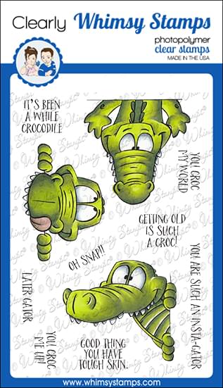 **NEW InstaGator Clear Stamps - Whimsy Stamps
